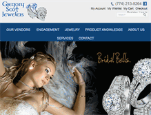 Tablet Screenshot of gregoryscotjewelers.com